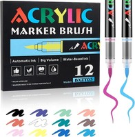 12 Farben Acrylstifte Steine Wasserfest, Acrylstifte Wasserfest, Acrylstiftes