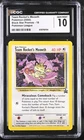 CGC 10 GEM MINT Team Rocket's Meowth 18 Wotc Black Star Promo Pokemon Card