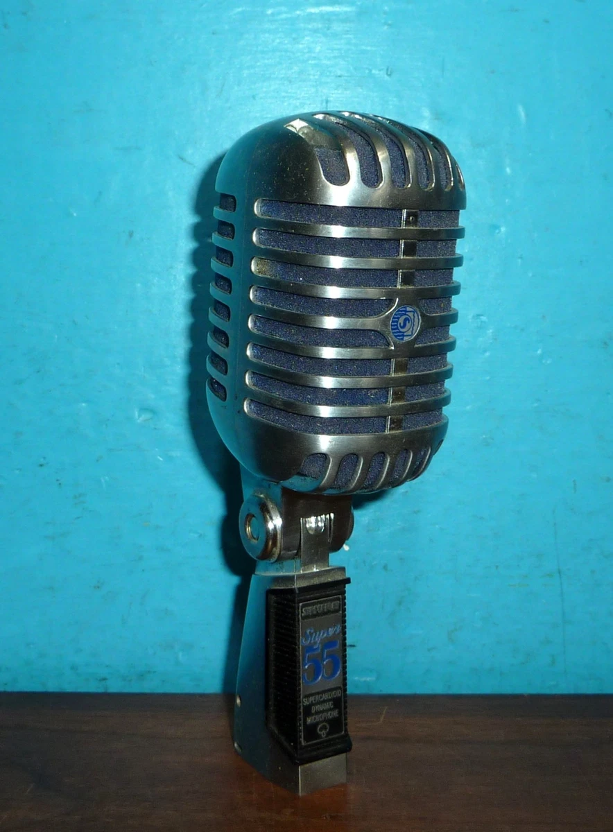 Shure 55 в винтажном профессиональном звуковом оборудовании