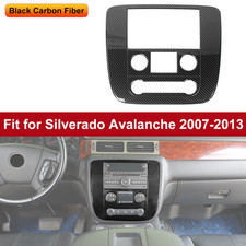 Carbon Fiber Navigation Gps Radio System Cover For Suburban Tahoe Sierra 2007-13