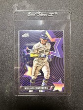 2025 Topps Cosmic Chrome - Starfractor William Contreras #SF-45 Black /10