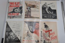 1950s Movie Magazine Ads Joan of Arc Odd Man Out Born to Be Bad The Locket