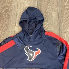 NFL Team Apparel Sweatshirt TEXANS Houston PULLOVER HOODIE Youth XL 18/20 NEW