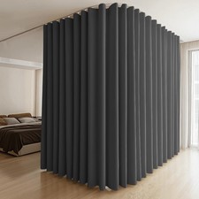 Room Divider Curtains  Flexible Bendable Tracks Set,Privacy Dividers Ceiling...