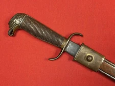 Original Spanish Officers Eagle Head Machete/Sword - Spanish American War 1898