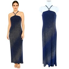 Vintage Cache Maxi Dress Gown Womens 8 Whimsigoth Fairy Celestial Galaxy Y2K 