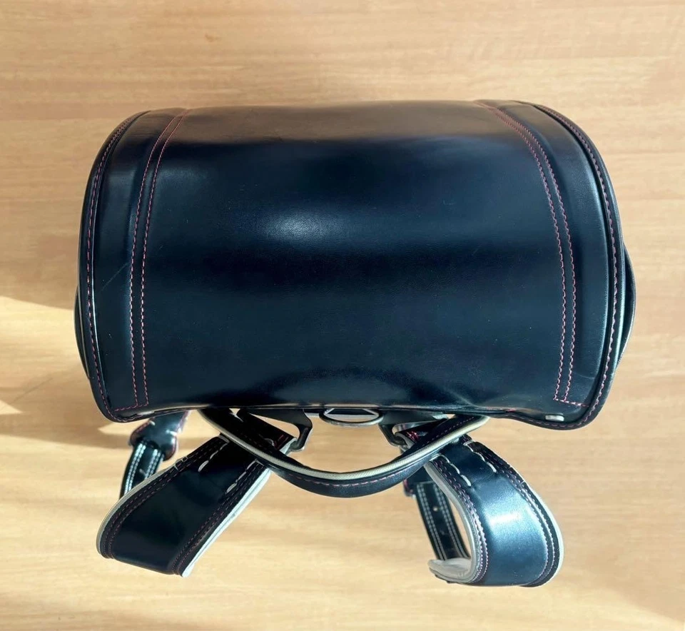 Japanese Randoseru Red-stitched school backpack Used - Image 4 of 4