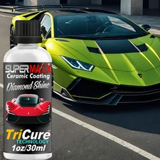 CERAMIC CAR COATING "ADVANCED 9H "TRICURE TECHNOLOGY" PAINT PROTECTION" - KIT