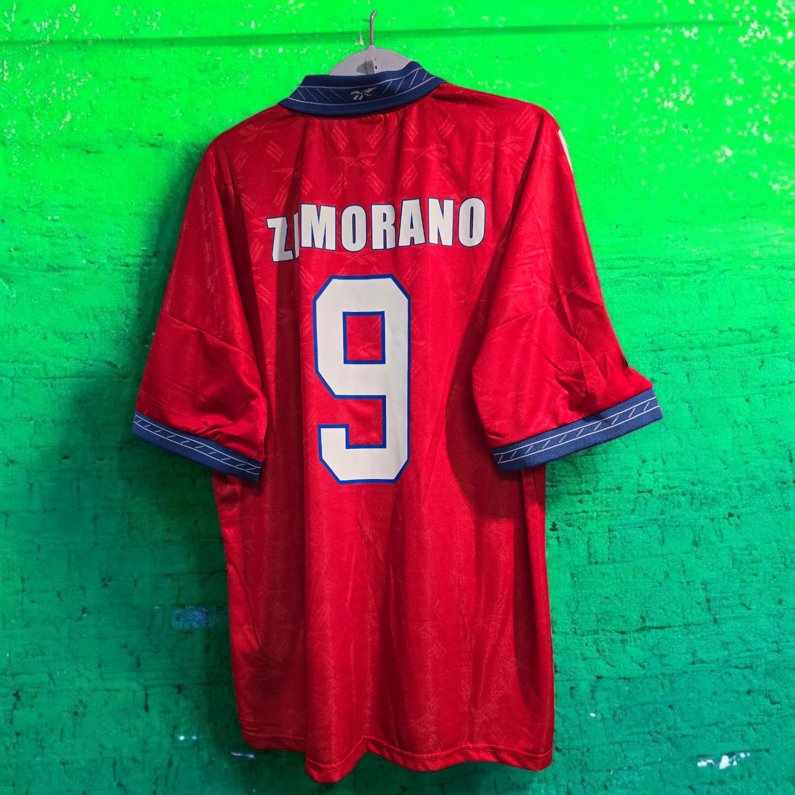 CHILE Home World Cup France 1998 - Retro - Soccer - ZAMORANO - Small (RunSmall) thumbnail 10