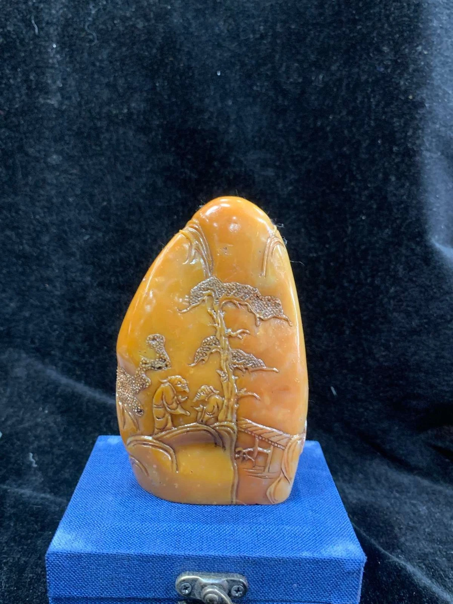 寿山石中国风印章| eBay