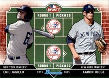Aaron Judge/Eric Jagielo 2013 Bowman Dual Draft #BB-JJ