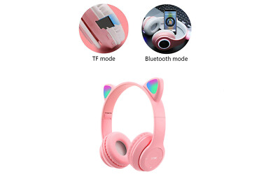 Cuffie Bluetooth Ragazza Cuffie Bluetooth Per Bambini Con Orecchie - Foto 7