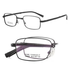 Men Ti Eyeglass Frame Fold Glasses Portable Optical eyewear Frame RX