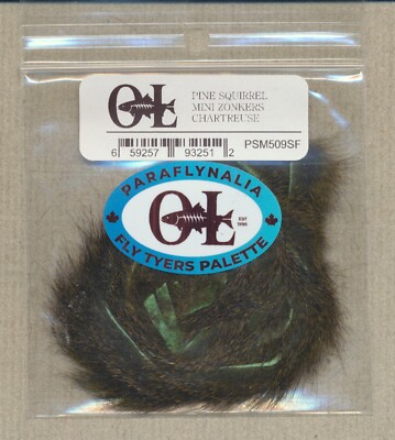 Pine Squirrel Mini Zonkers (2 ft) - chartreuse PSM509SF