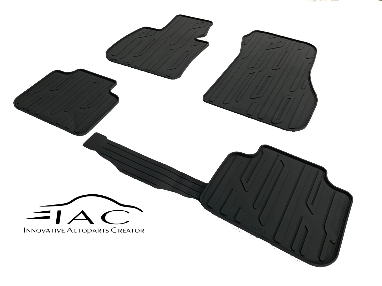 For BMW X1 F48 20152020 Black Rubber Carpet Waterproof Floor Mat 4 PCS eBay