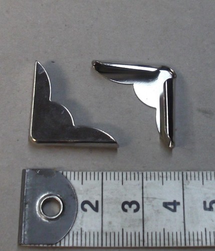 60 Metall Buchecken 20mm - Goldfarben Für Bücher & Basteln