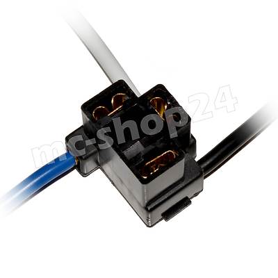 H4 Stecker gewinkelt Anschluss Fassung Sockel Lampensockel P43t Kabel KFZ plug