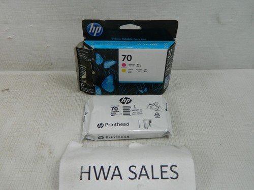 Genuine HP 70 C9406A Magenta /Yellow Printhead 2019 OEM NEW OPEN BOX