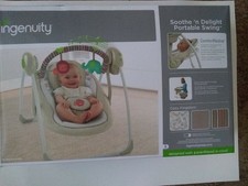 ingenuity cozy kingdom portable swing