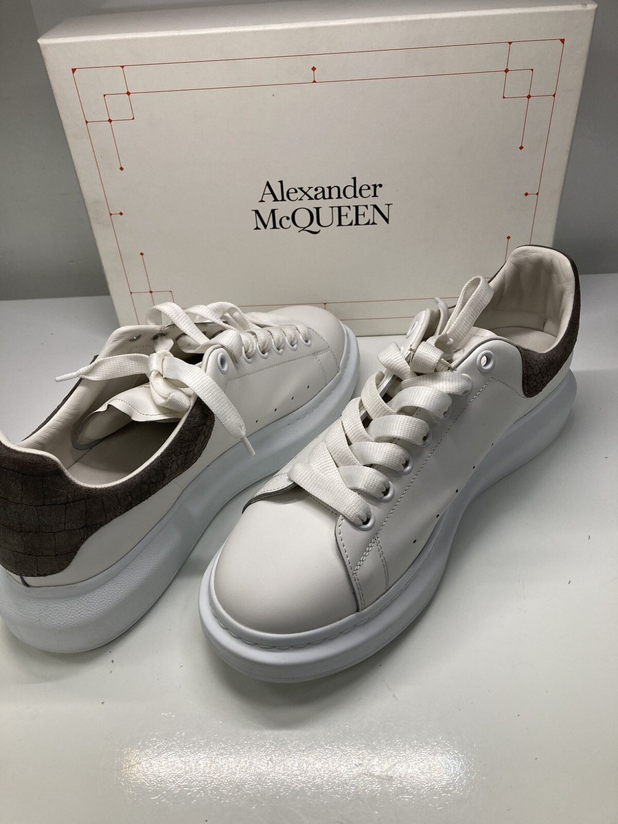 ALEXANDER MCQUEEN 625162 Men's Croc Tab Sneakers Size 12/ 45EU