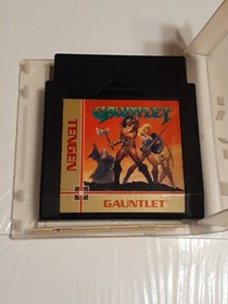Gauntlet NES Tengen Cartridge and Manual In Clear Case  (1985)