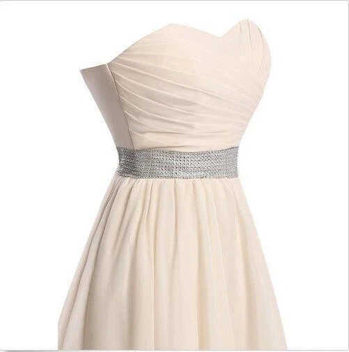 Nuevo Vestido de Dama de honor Alto Bajo Regreso a Casa Formal Baile de graduación Fiesta Talla Grande 2-26 Foto 4 de 4