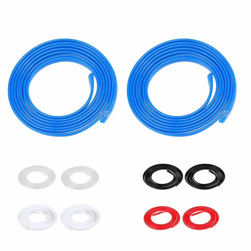 Edge Door Guard Trim Car Molding Protector Auto 20ft Strip Moulding Guards Red - Image 3 of 4