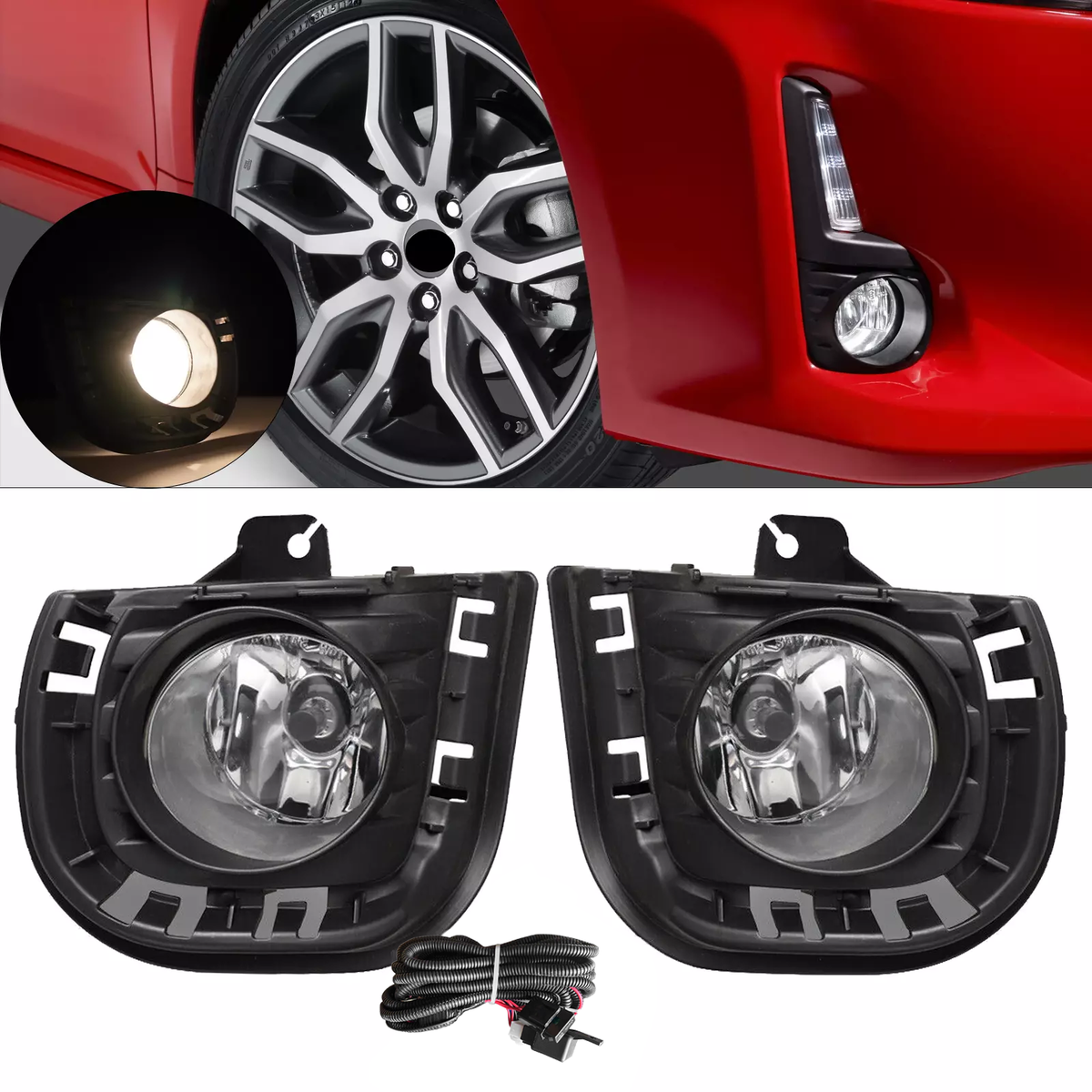 For 2014-2016 TOYOTA SCION TC/ZELAS Front Clear Fog Lights Lamps