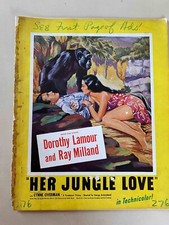 Her Jungle Love Pressbook 1938 Dorothy Lamour in sarong, Ray Milland, rare! Her Jungle Love Pressbook 1938 Dorothy Lamour in sarong, Ray Milland, rare!
