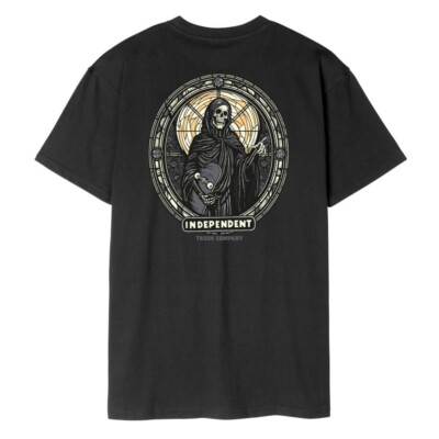 Independent ITC Stained Black T-Shirt - Kurzarmshirt