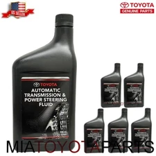 5 Pack Genuine Toyota Automatic Transmission Fluid ATF DEXRON III 00718-ATF00