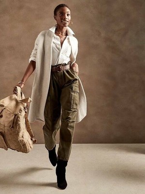 $169. ECRU AIRE COCOON COATIGAN SWEATER 