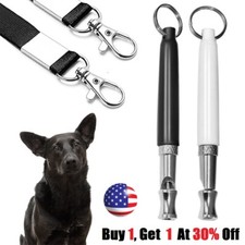 2x New Dog Whistle Stop Dog Barking Ultrasonic Mute Dog Whistle Training Whistle