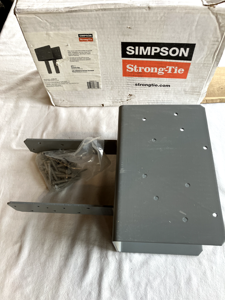 Simpson Strong-Tie CCQ66SDS2.5-R 6x6 Column Cap, 6X Beam 6X Simpson Strong-Tie CCQ66SDS2.5-R 6x6 Column Cap, 6X Beam 6X
