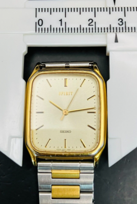 SEIKO WATCH SPIRIT 5E31-5B5A QUARTZ GOLD&SILVER STAINLESS STEEL | eBay