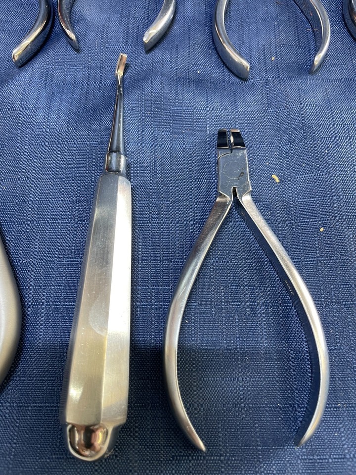 Lot Of 13 Ormco AO Unitek Danville Material Plier Dental Orthodontic