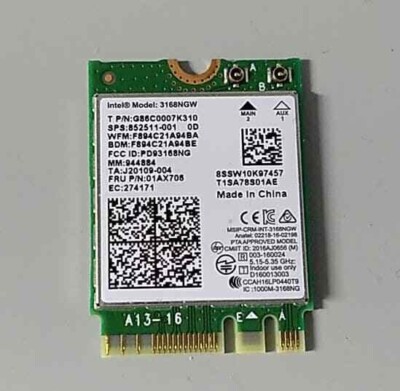 Acer Extensa 2540 Series WiFi Wireless Bluetooth Board - EX2540 - N16C1