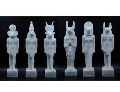 Egyptian God Anubis heavy statue marble heavy stone made in egypt