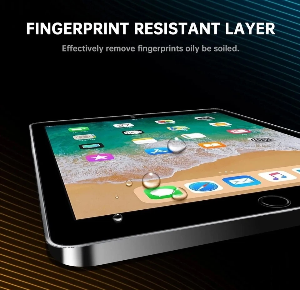 Protector de pantalla de vidrio templado de 9,7" pulgadas para iPad 6ta generación/iPad 5 generación/iPad Pro Foto 4 de 4