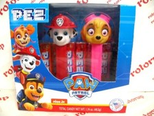 PEZ Paw Patrol juego doble en caja con dispensadores Skye y Marshall PEZ más dulces