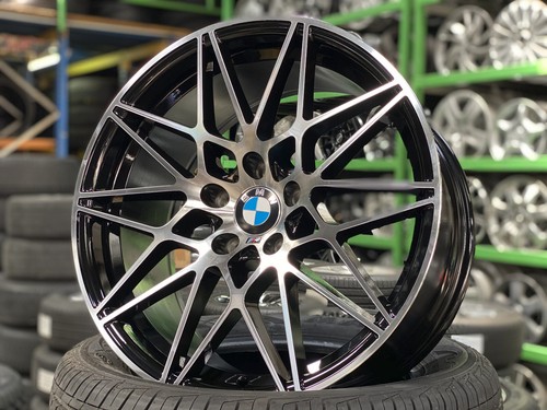 New 19x8.5J 19x9.5J BMW M4 GTS Style 666 (4 Wheel) BLACK F30 F32 E90 E92 F10 Z4 - 第 10/18 張圖片