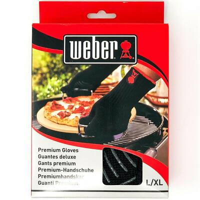 Weber Handschuhe 6670 I 1-Paar Premium Grillhandschuhe L/XL