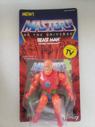 MOTU Vintage WAVE 2 Beast Man Super 7 S7 He-man Figure Filmation  GLOBAL