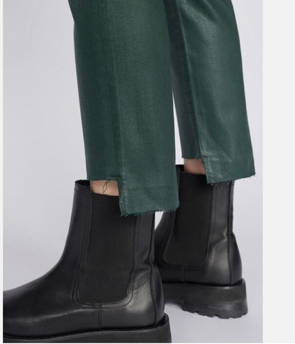 Frame Le High Straight Coated Jeans Pine Green Size 26 - Bild 14 von 15
