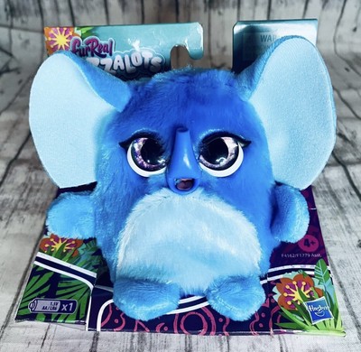 FurReal Fuzzalots - Blue Interactive Pet 25+ Sounds, Reactions & Light Up Tummy 