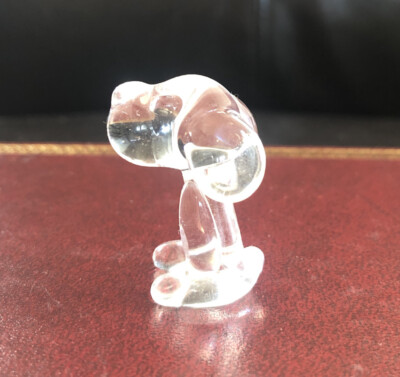 Hand Blown Glass Beagel Miniature