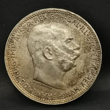 1 COURONNE 1916 ARGENT 835‰ François Joseph Ier AUTRICHE / AUSTRIA SILVER