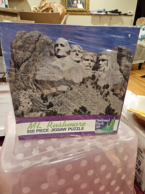 Vintage Hoyle 550 Pc. Mt. Rushmore Puzzle National Park Limited Edition 1990 NEW