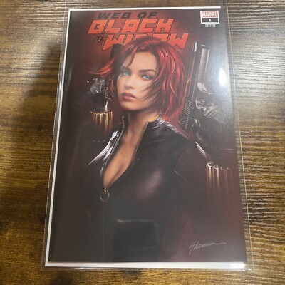 WEB OF BLACK WIDOW #1 * NM+ * SHANNON MAER TRADE DRESS VARIANT MARVEL 2019   