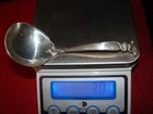 WALLACE ROMANCE OF THE SEA STERLING SILVER GRAVY LADLE NO MONOGRAM